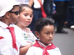 Children on a celebration