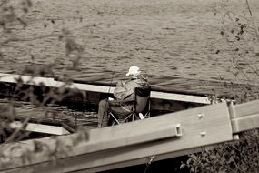 Fishing in the river