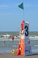 people on the beach in blankenberg