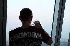 Photograph Skyscraper Man