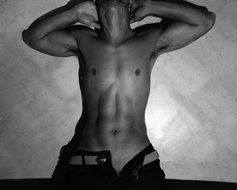 man at an erotic photo shoot