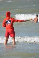 lifeguard on the beach