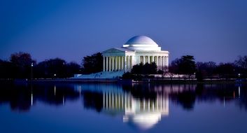 Jefferson Memorial - the memorial complex dedicated to the third President of the USA