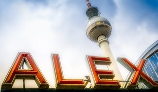 name alexander near the tv tower in berlin