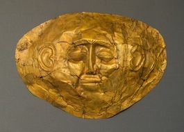 Gold Funeral Mask