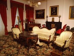 picture of the antique interior