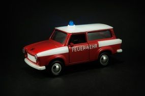 Fire car toy model