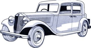 old Car Vintage Drawing