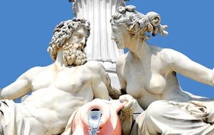 greek statue close up