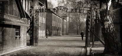 concentration camp in Auschwitz