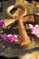 closeup picture of wooden cross as a symbol of spirituality