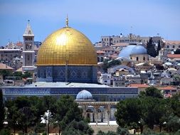 panorama of sunny jerusalem