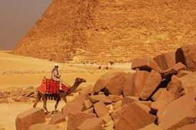 landscape of historic Pyramids in Egypt