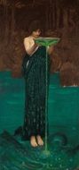 invidia, John William Waterhouse painting