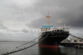 Hikawa Maru is a Japanese ocean liner as a museum