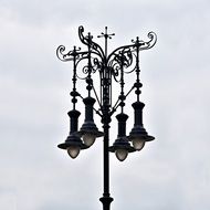 floor lamp on a white background