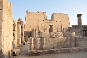 ruins of an egyptian temple