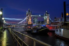 Night London Tower Bridge