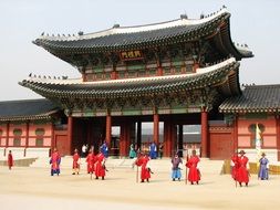 royal Gyeongbokgung palace in Seoul