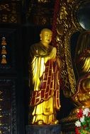 statue of a buddhist monk in china