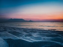 ocean sunset in Africa