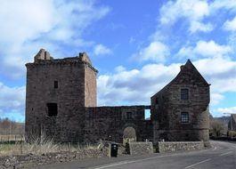 remains of burleigh castle, scotland