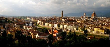 view of sunny florence