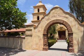 arched gate in california