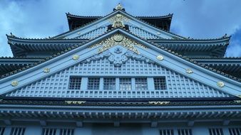 Historical Japanese Castle in Osaka