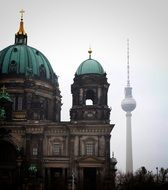 Berlin Tv Tower and dom