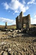 Ruined castle in Edlingham