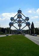 Atomium Landmark in Brussels