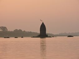 Maheshwar Temple River