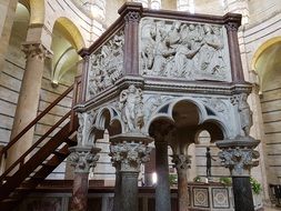 Marble Pulpit in Italy