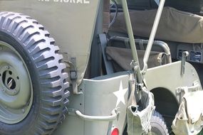 military retro jeep