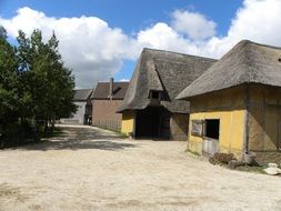 Picture of the village from middle ages