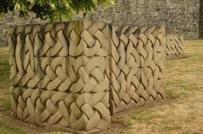 Beautiful ornamental Celtic stone in Luxembourg