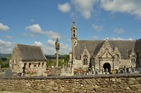 crypt near the church