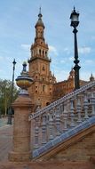 architecture on the square in spain