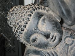 stone figure of buddha