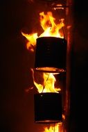 Picture of burning things