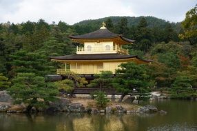 strikingly beautiful Kinkakuji Kyoto