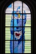 bright church window