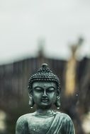 Sacred statue of religion buddha