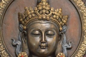 brass buddha image