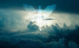angel in the clouds