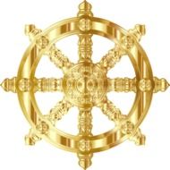 ornamental golden wheel