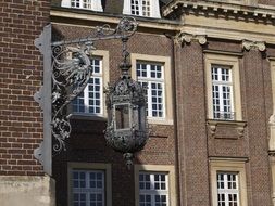 lantern on the castle wall