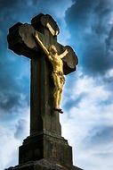figure of the crucifixion of Christ