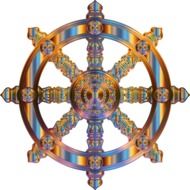 prismatic religious wheel